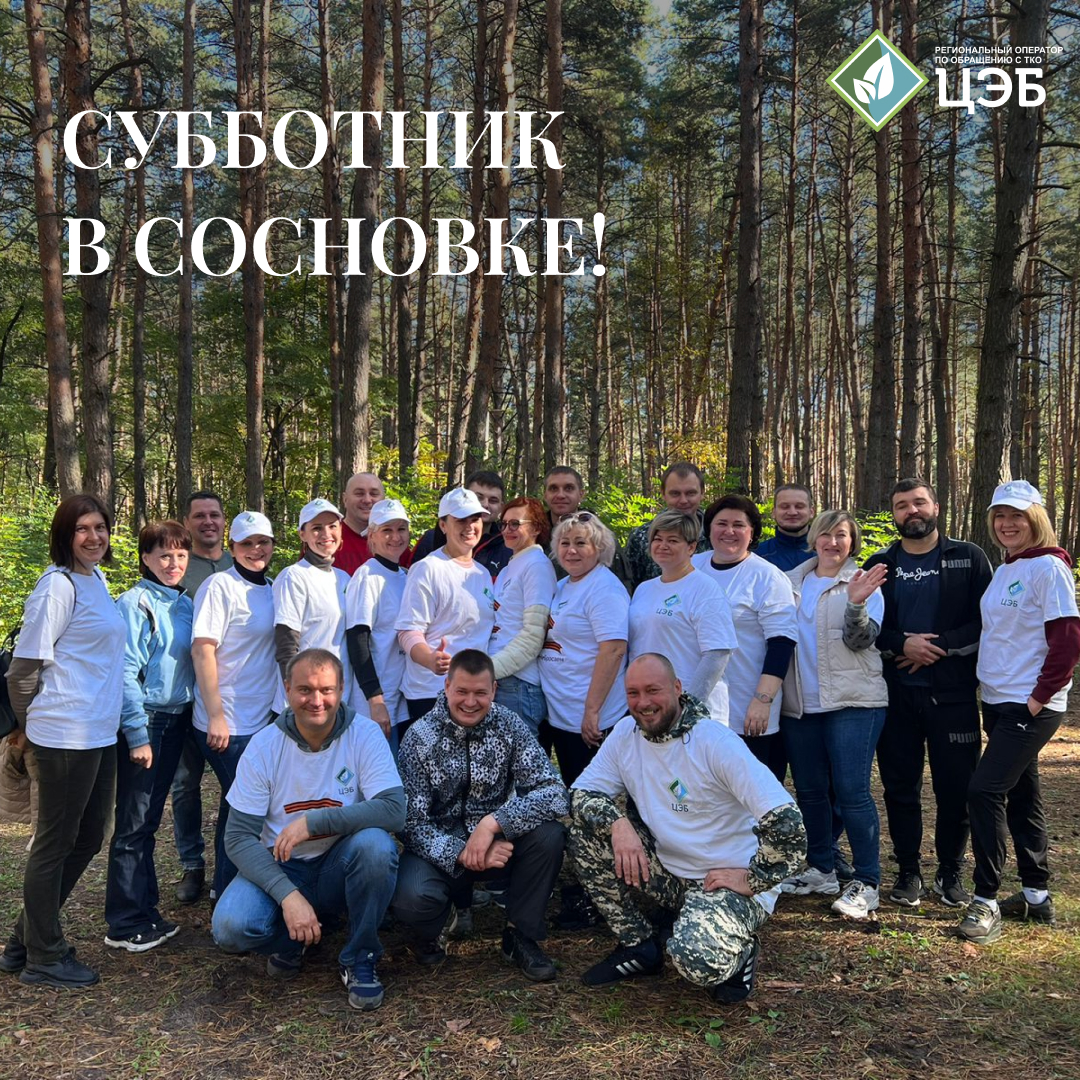 субботник в сосновке