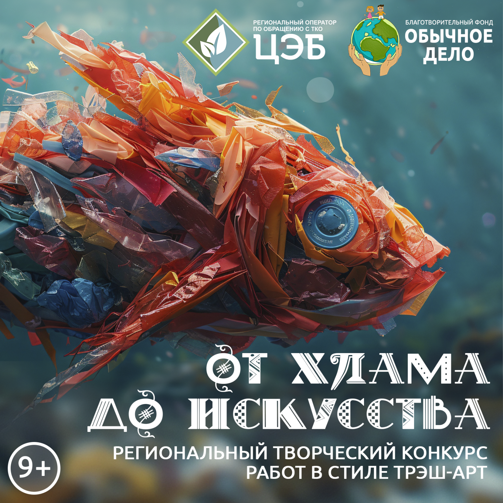 старт конкурса «от хлама до искусства»: преврати мусор в шедевр и покажи свою работу!