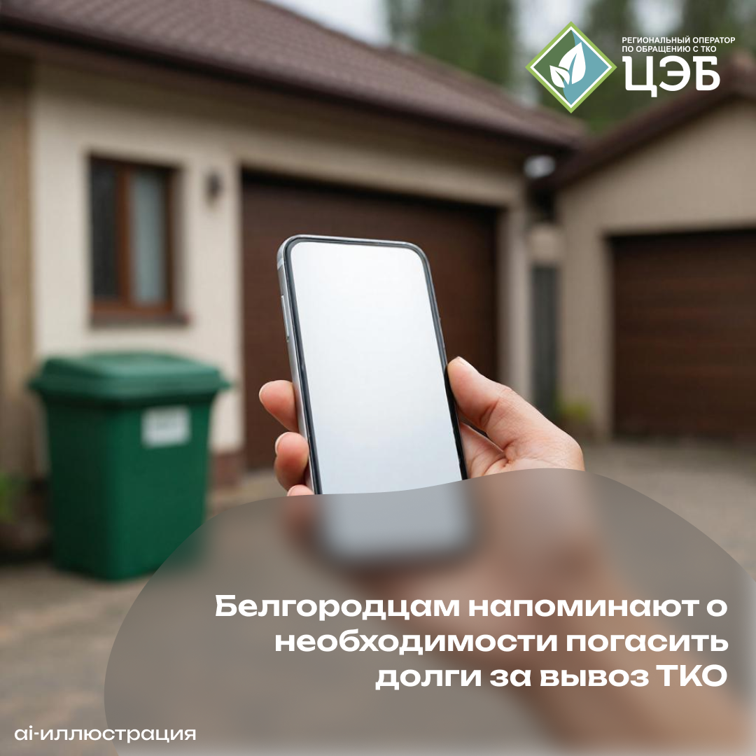белгородцам напоминают о необходимости погасить долги за вывоз тко