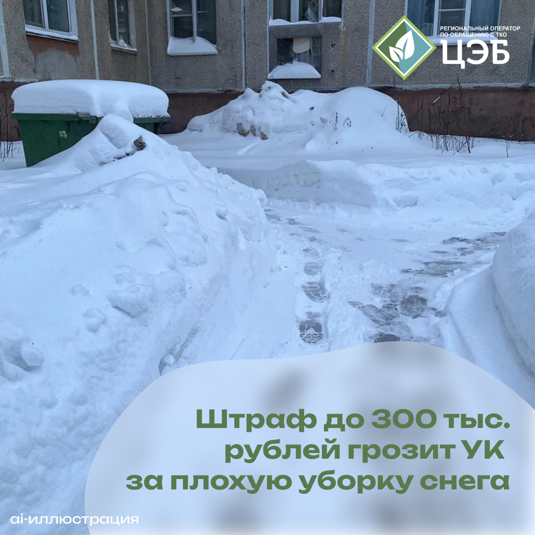 не убрал снег вовремя — плати