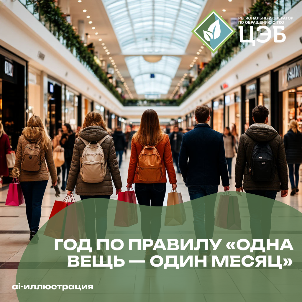 год по правилу «одна вещь — один месяц»