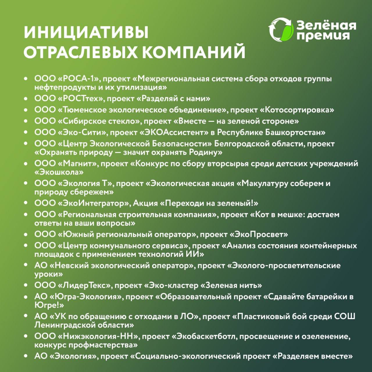 подведены итоги масштабного экологического конкурса 